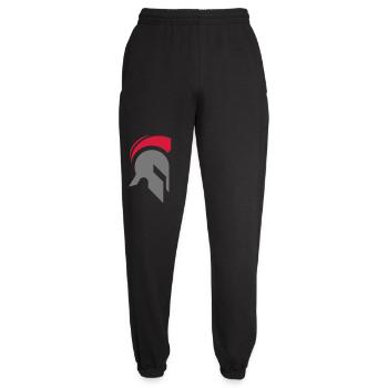 Spartanischer Helm - Unisex Jogginghose - Schwarz - Vorne - AI Model Female 172 light (172cm)