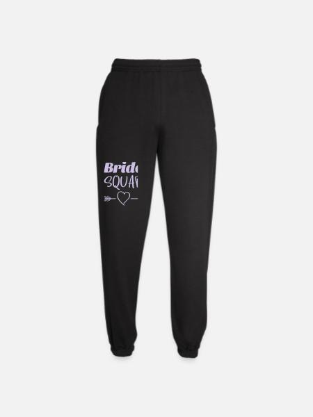Bride Squad Heart Arrows Design - Unisex Joggers - black