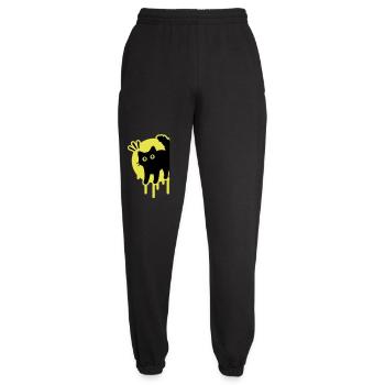 Chat Chat - Pantalon de jogging unisexe - noir - Devant - AI Model Female 172 light (172cm)
