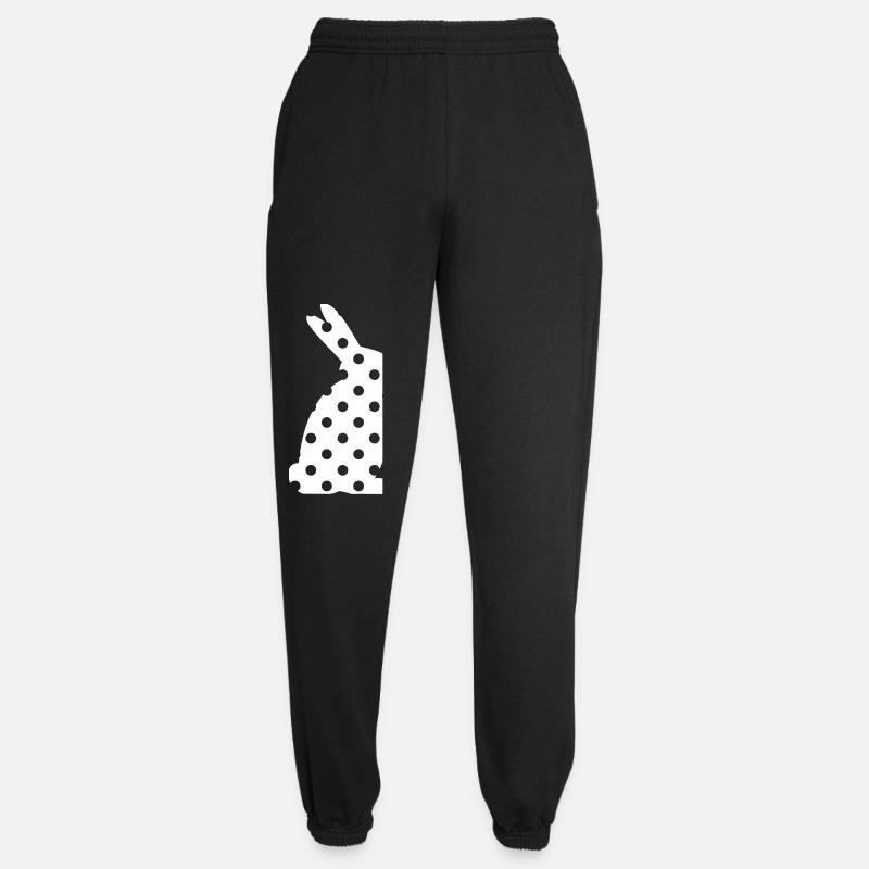 Cadeau de Pâques Bunny Dots - Pantalon de jogging unisexe - noir