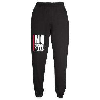 No Drama Please Rest Relaxation Relax Chill Fun - Unisex Joggers - black - Front - AI Model Female 172 light (172cm)