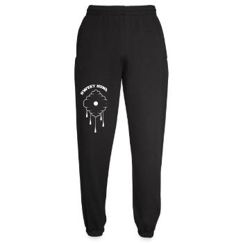Honeycomb Drop Design - Unisex Joggers - black - Front - AI Model Female 172 light (172cm)