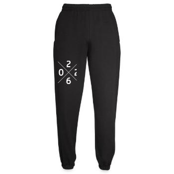 2026 Jahr - Unisex Jogginghose - Schwarz - Vorne - AI Model Female 172 light (172cm)