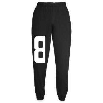 8 - Unisex Joggers - black - Front - AI Model Female 172 light (172cm)