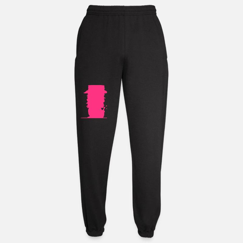 Snail File Stack Silhouette - Unisex Joggers - black