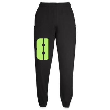 8 - Unisex Joggers - black - Front - AI Model Female 172 light (172cm)