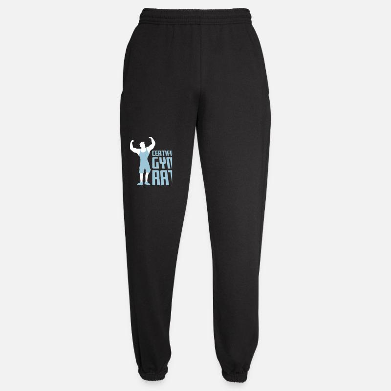 Detta di allenamento buffo da ratto da palestra certificato - Pantaloni sportivi unisex - nero