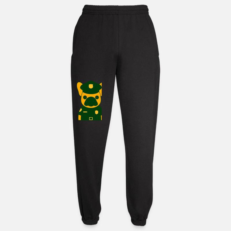 Frenchie Polizist Cop Uniform - Unisex Jogginghose - Schwarz