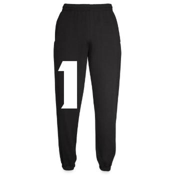 1 - Pantalon de jogging unisexe - noir - Devant - AI Model Female 172 light (172cm)