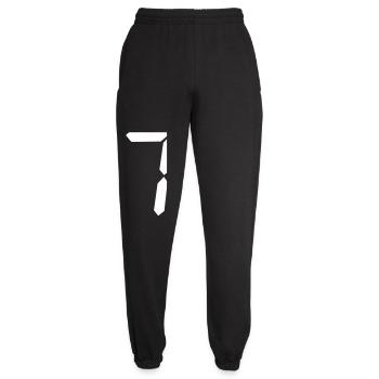 digitale_zahl_7 - Pantalon de jogging unisexe - noir - Devant - AI Model Female 172 light (172cm)