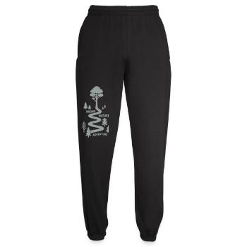 Wanderpfad mit Bäumen - Unisex Jogginghose - Schwarz - Vorne - AI Model Female 172 light (172cm)