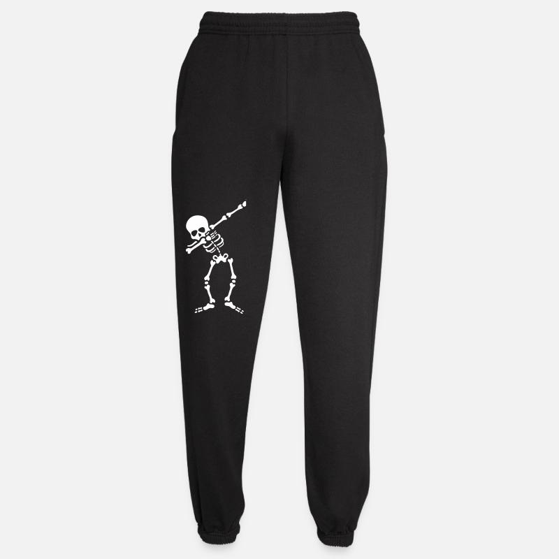 Skeleton Dab Dabbing - Unisex Joggers - black