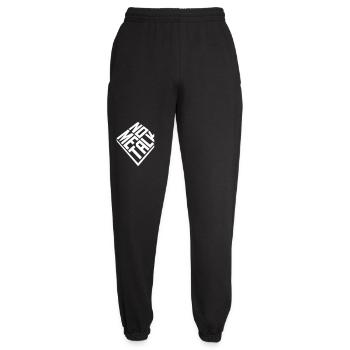 No Talk Me Lustig Antisozial Introvert Stimmung - Unisex Jogginghose - Schwarz - Vorne - AI Model Female 172 light (172cm)