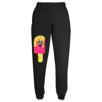 eis_smile - Pantalon de jogging unisexe - noir - Devant - AI Model Female 172 light (172cm)