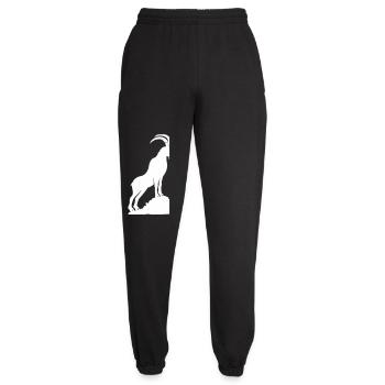 Capricorn Silhouette Mountain Peaks - Unisex Joggers - black - Front - AI Model Female 172 light (172cm)