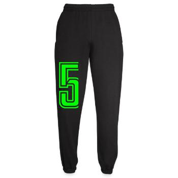5 - Pantalon de jogging unisexe - noir - Devant - AI Model Female 172 light (172cm)
