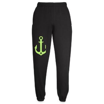 Neonanker mit Sternenbadge - Unisex Jogginghose - Schwarz - Vorne - AI Model Female 172 light (172cm)