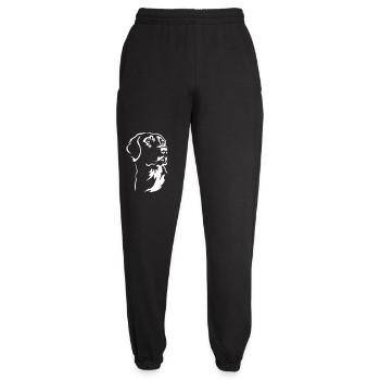 Labrador Kopf "Black Edition" - Unisex Jogginghose - Schwarz - Vorne - AI Model Female 172 light (172cm)