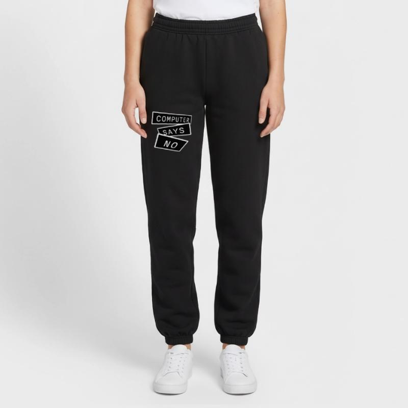 L’ordinateur dit pas de technique drôle de nerd programmeur Pantalon de jogging unisexe