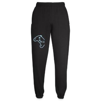 Türkise Controller-Silhouette - Unisex Jogginghose - Schwarz - Vorne - AI Model Female 172 light (172cm)