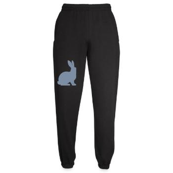 Silhouette de lapin - Pantalon de jogging unisexe - noir - Devant - AI Model Female 172 light (172cm)