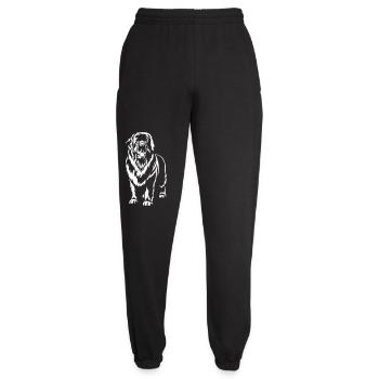 Neufundländer "Black Edition" - Unisex Jogginghose - Schwarz - Vorne - AI Model Female 172 light (172cm)