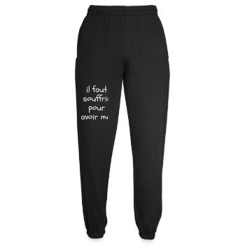 Il faut souffrir pour avoir mal - Pantalon de jogging unisexe - noir - Devant - AI Model Female 172 light (172cm)