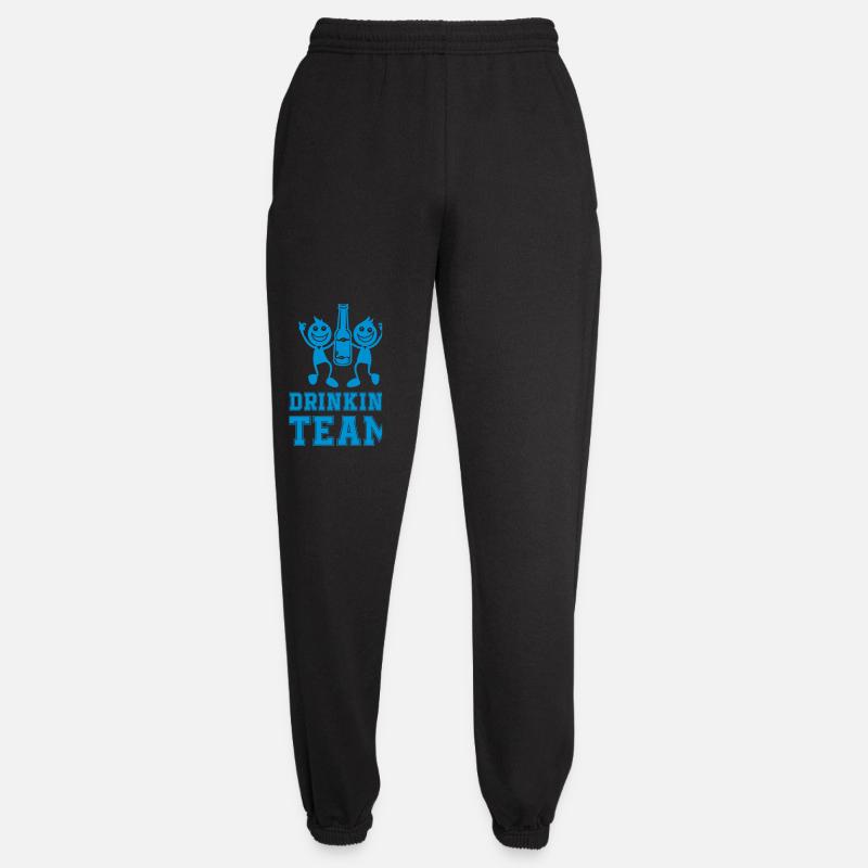 Friends Drinking Beer Bottle Heroes - Unisex Joggers - black