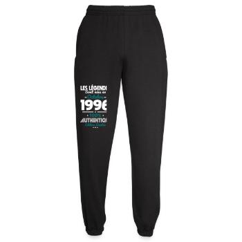 Anniversaire 30 ans - Légendes nées Octobre 1996 - Pantalon de jogging unisexe - noir - Devant - AI Model Female 172 light (172cm)