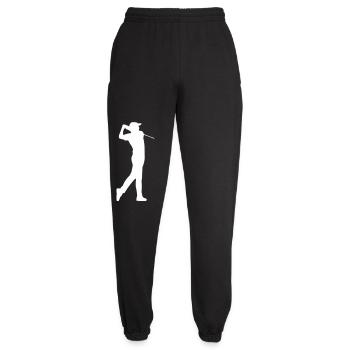 Silhouette du golfeur en swing - Pantalon de jogging unisexe - noir - Devant - AI Model Female 172 light (172cm)