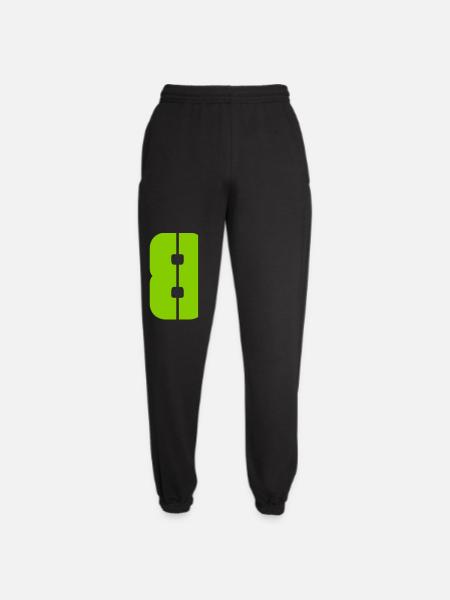 8_zahl- - Pantalon de jogging unisexe - noir
