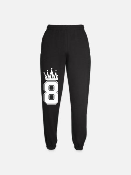 8 Crown - Unisex Joggers - black