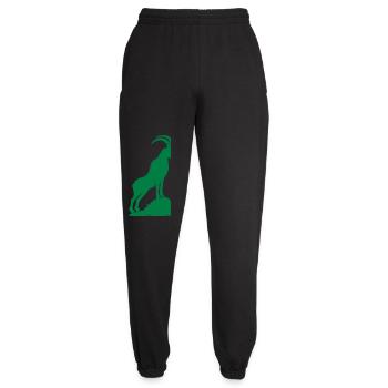 Silhouette du Capricorne sur le rocher - Pantalon de jogging unisexe - noir - Devant - AI Model Female 172 light (172cm)