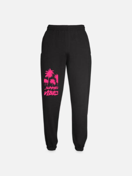 Sommer Vibes Palmen Neon - Unisex Jogginghose - Schwarz