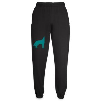 Silhouette de loup - Pantalon de jogging unisexe - noir - Devant - AI Model Female 172 light (172cm)