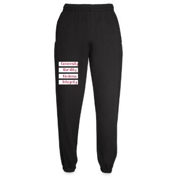 Valeurs - Pantalon de jogging unisexe - noir - Devant - AI Model Female 172 light (172cm)