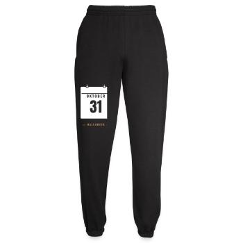 31 octobre Calendrier Date d’Halloween Horreur Effrayante - Pantalon de jogging unisexe - noir - Devant - AI Model Female 172 light (172cm)