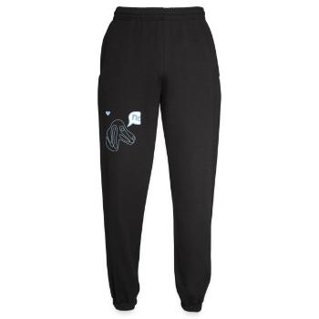 Dackel Eigenwilliger Hund - Unisex Jogginghose - Schwarz - Vorne - AI Model Female 172 light (172cm)