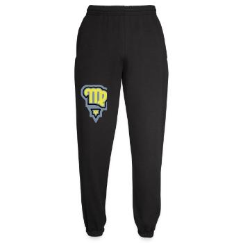 Zodiac Tribal Virgo and Earth - Unisex Joggers - black - Front - AI Model Female 172 light (172cm)