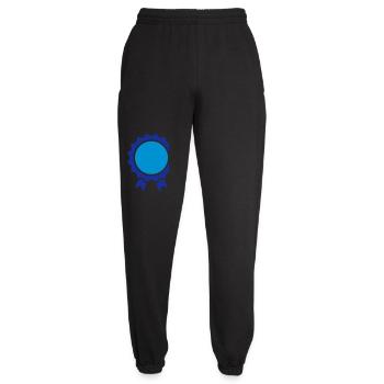 Achievement Award Badge Ribbon Design - Unisex Joggers - black - Front - AI Model Female 172 light (172cm)