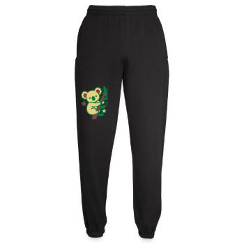 Koala Weihnachten Clipart - Unisex Jogginghose - Schwarz - Vorne - AI Model Female 172 light (172cm)