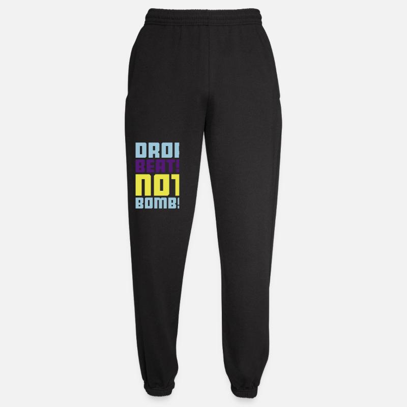 drop beats not bombs - Pantalon de jogging unisexe - noir
