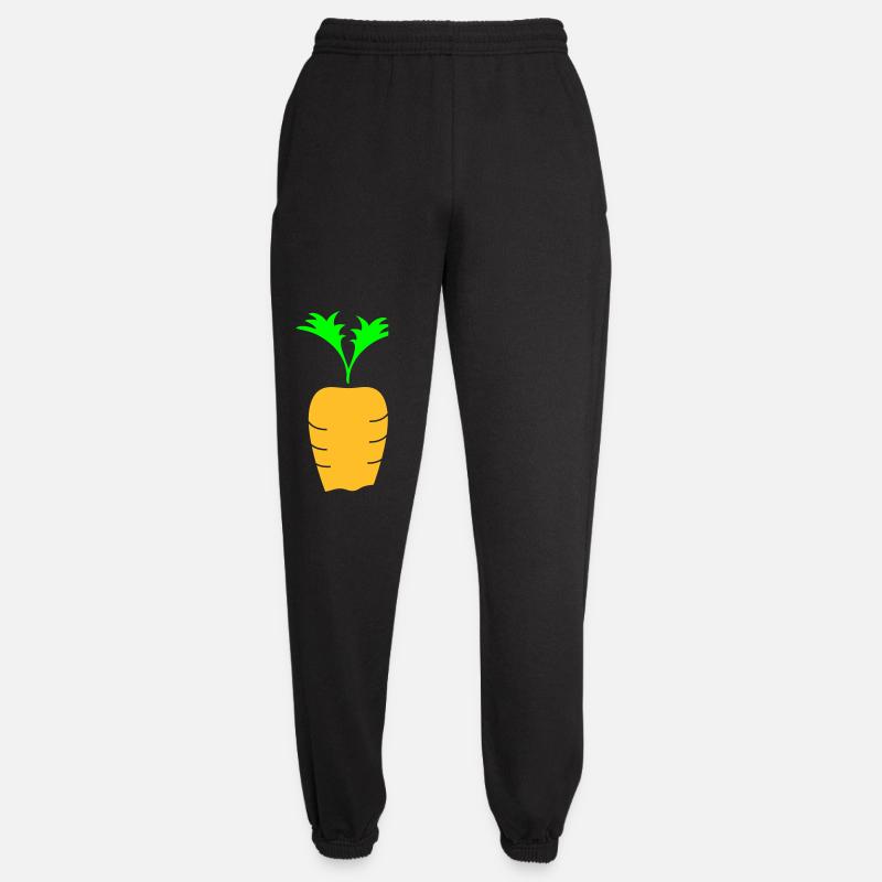 Carrot inserted in the soil - Unisex Joggers - black