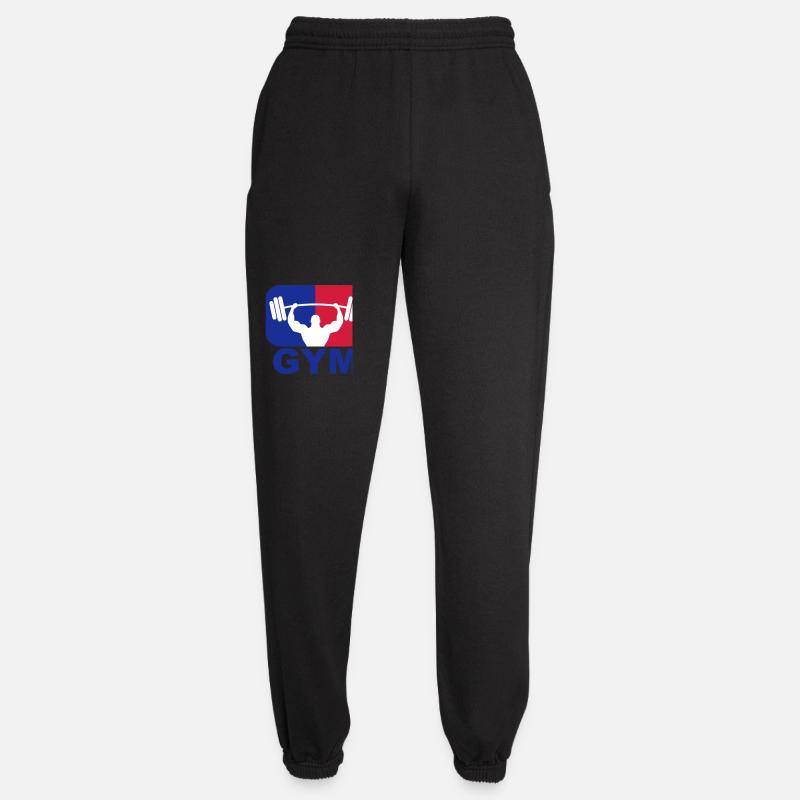 GYM Bodybuilding Gewicht - Unisex Jogginghose - Schwarz