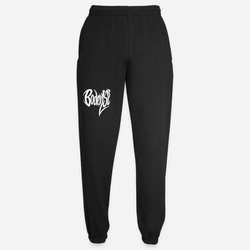 Bodensee Fließendes Lettering - Unisex Jogginghose - Schwarz