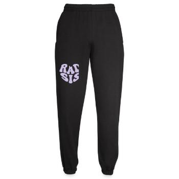 Rad Sister – Vintage Heart (Sonderfarbe) - Unisex Jogginghose - Schwarz - Vorne - AI Model Female 172 light (172cm)