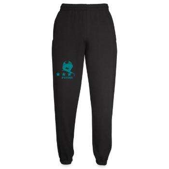 Silhouette emblématique du général Patton avec étoiles - Pantalon de jogging unisexe - noir - Devant - AI Model Female 172 light (172cm)