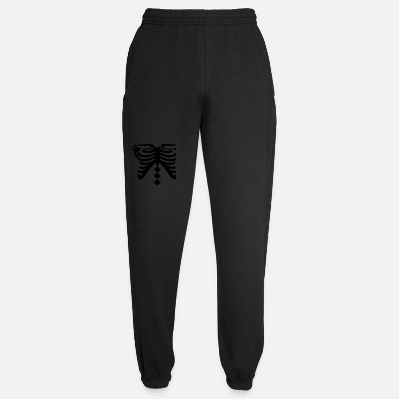 squelette - Pantalon de jogging unisexe - noir