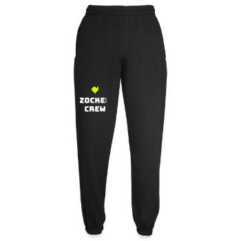 Gamer Crew Gaming Gamer Pixel Console Gift - Unisex Joggers - black - Front - AI Model Female 172 light (172cm)