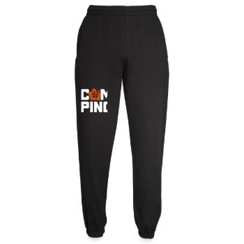 Camping Hawaii Holiday Van Life Camper Motorhome Fan - Unisex Joggers - black - Front - AI Model Female 172 light (172cm)